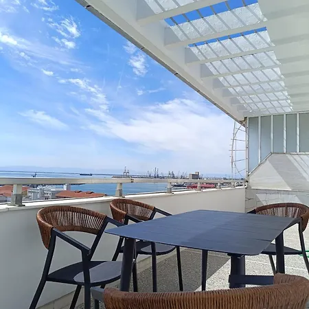 Zeusbnb Penthouse Sea View Thessaloniki Exterior photo